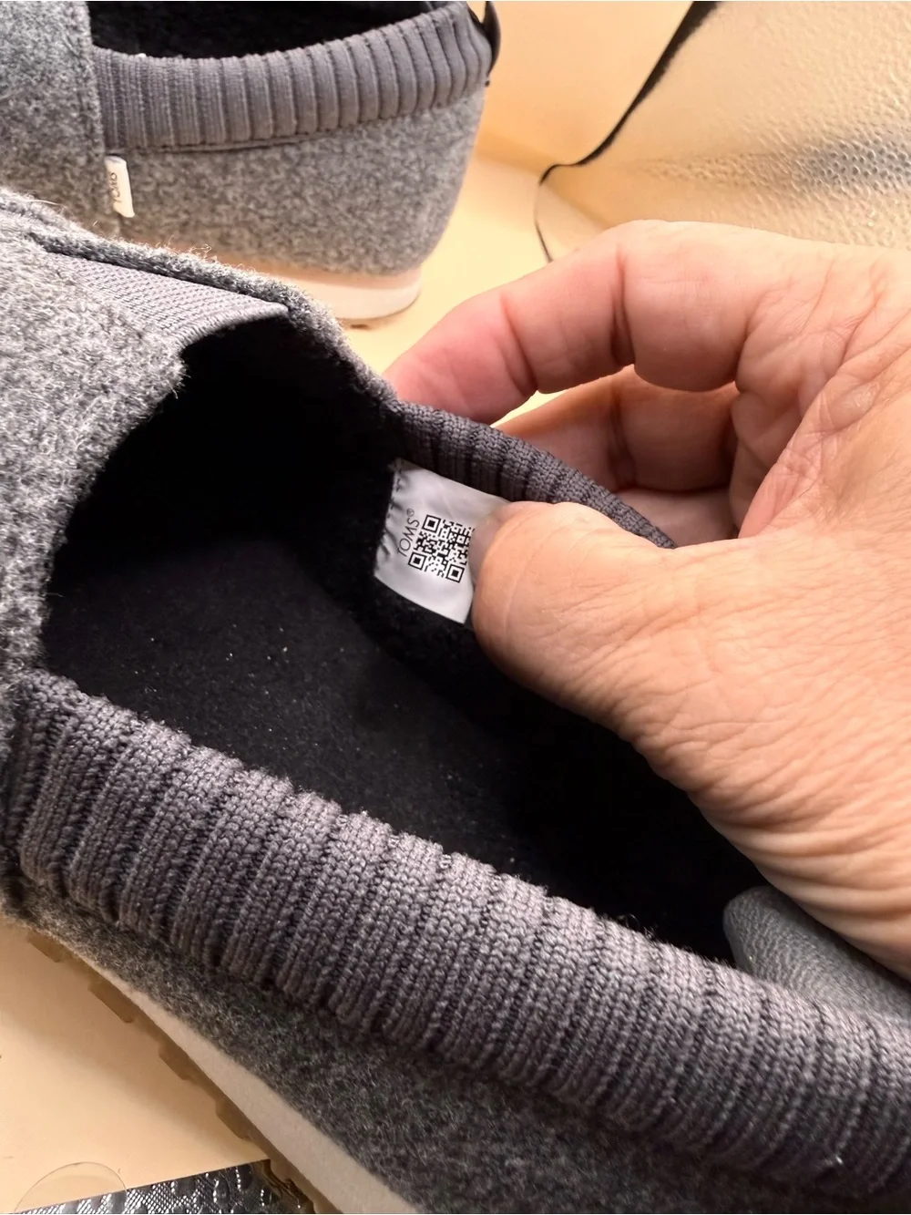 TOMS Mens Alpargata Mallow Felt Slip On Sneaker Grey 11 - Ezra / Resident Style